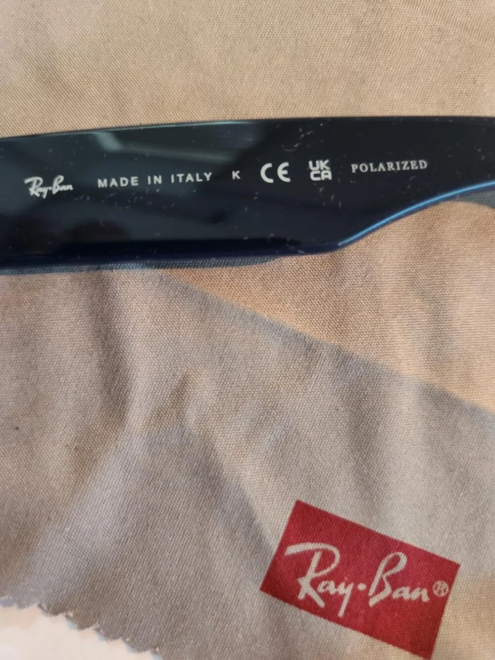 Ray-Ban Mega Clubmaster Polarized Sunglasses RB0316-S Blue Sparkle Men - Unisex